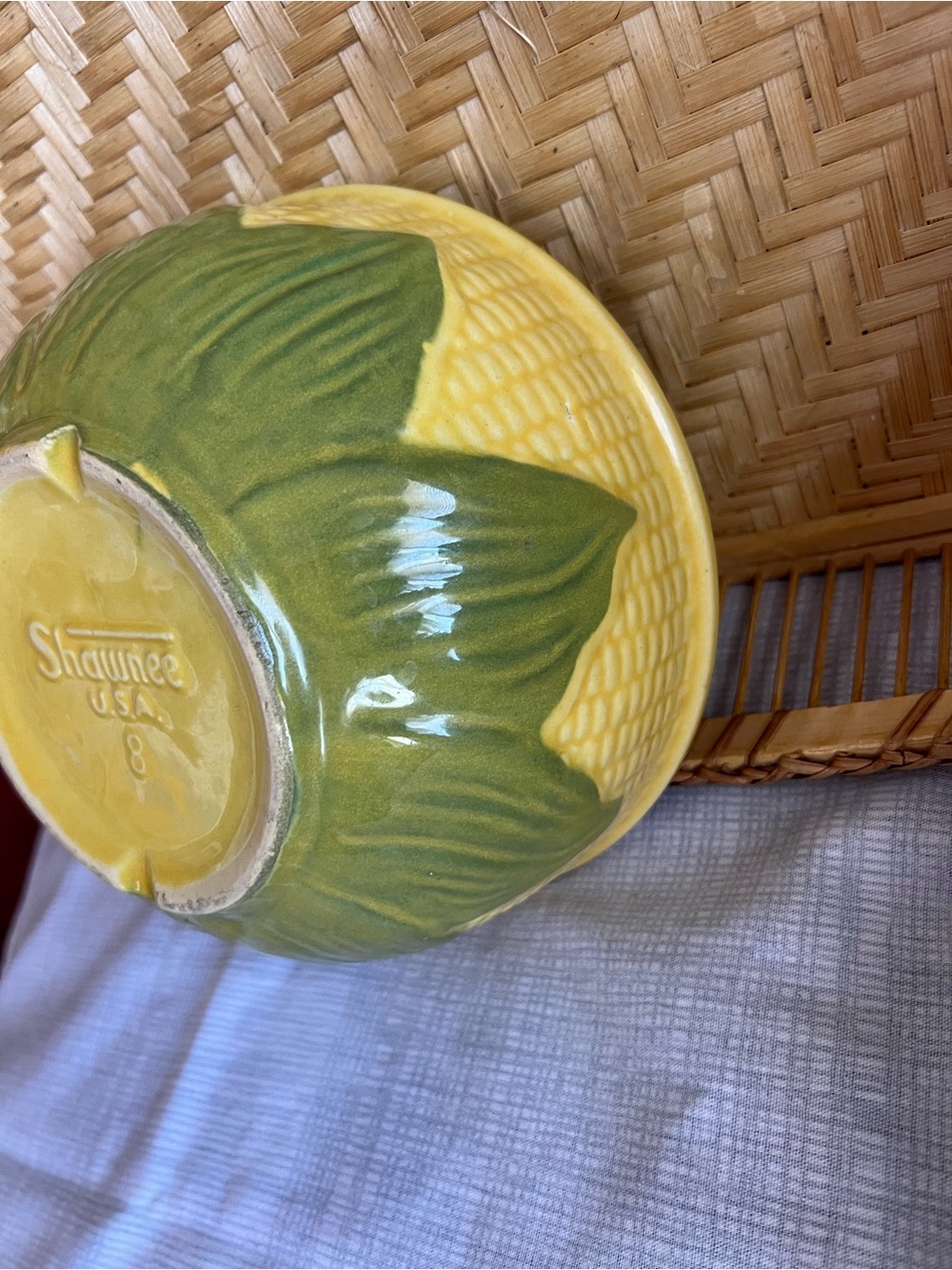 Vintage Shawnee Pottery Corn Bowl #8